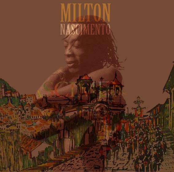 Milton Nascimento, 2020. Colagem digital.